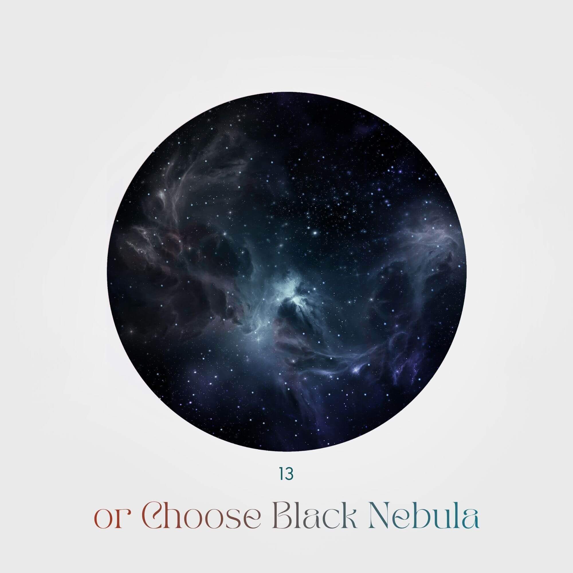 black nebula stars sky