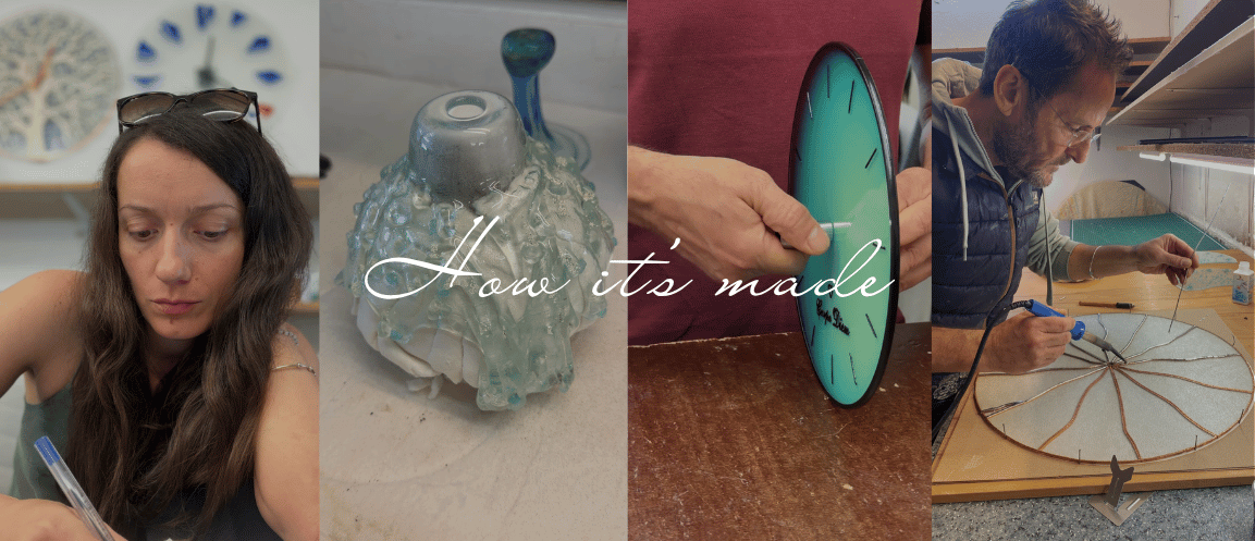 How we made glass clock